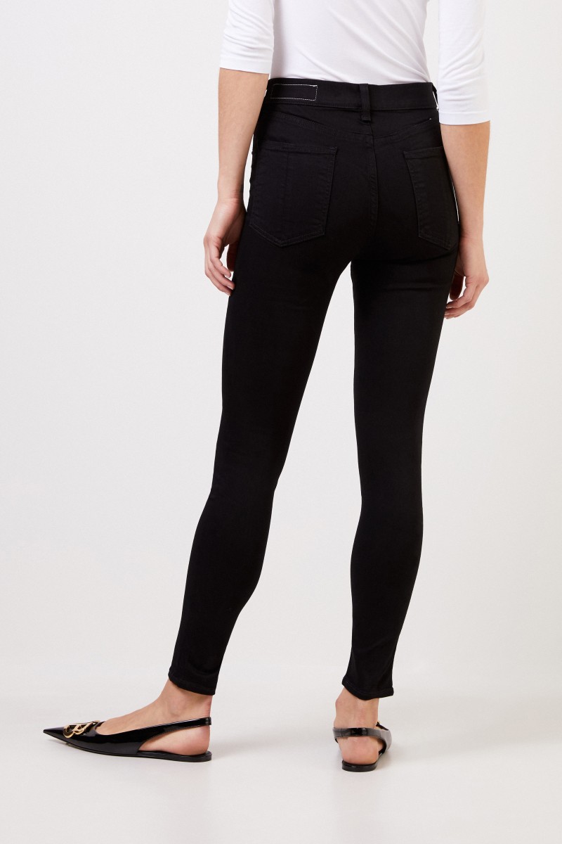Rag&Bone Highrise-Skinny Jeans Schwarz