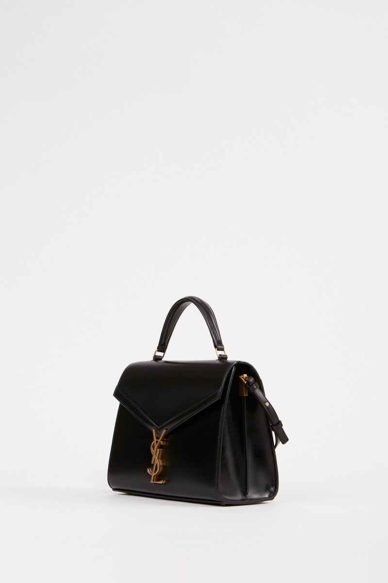 Saint Laurent Leder-Tasche 'Nolita S' Schwarz/Bordeaux