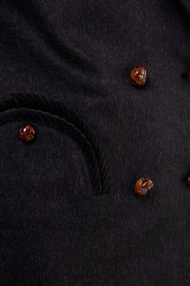 Blazé Milano Woll-Blazer 'Everyday' Schwarz Mélange