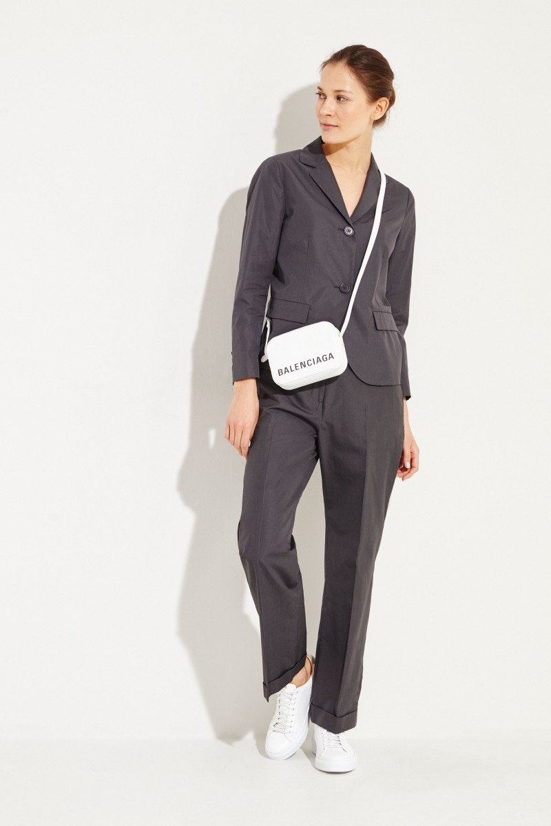 Baumwoll-Blazer Grau