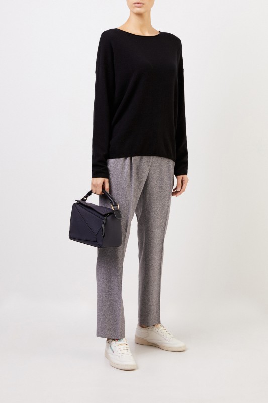 Iris von Arnim Cashmere pullover 'Cayo' Anthracite