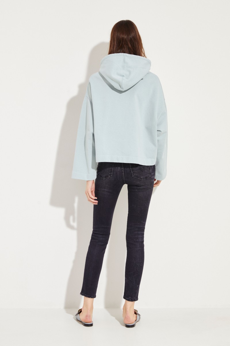 Kapuzen-Sweatshirt 'Joghy Emboss' Hellblau