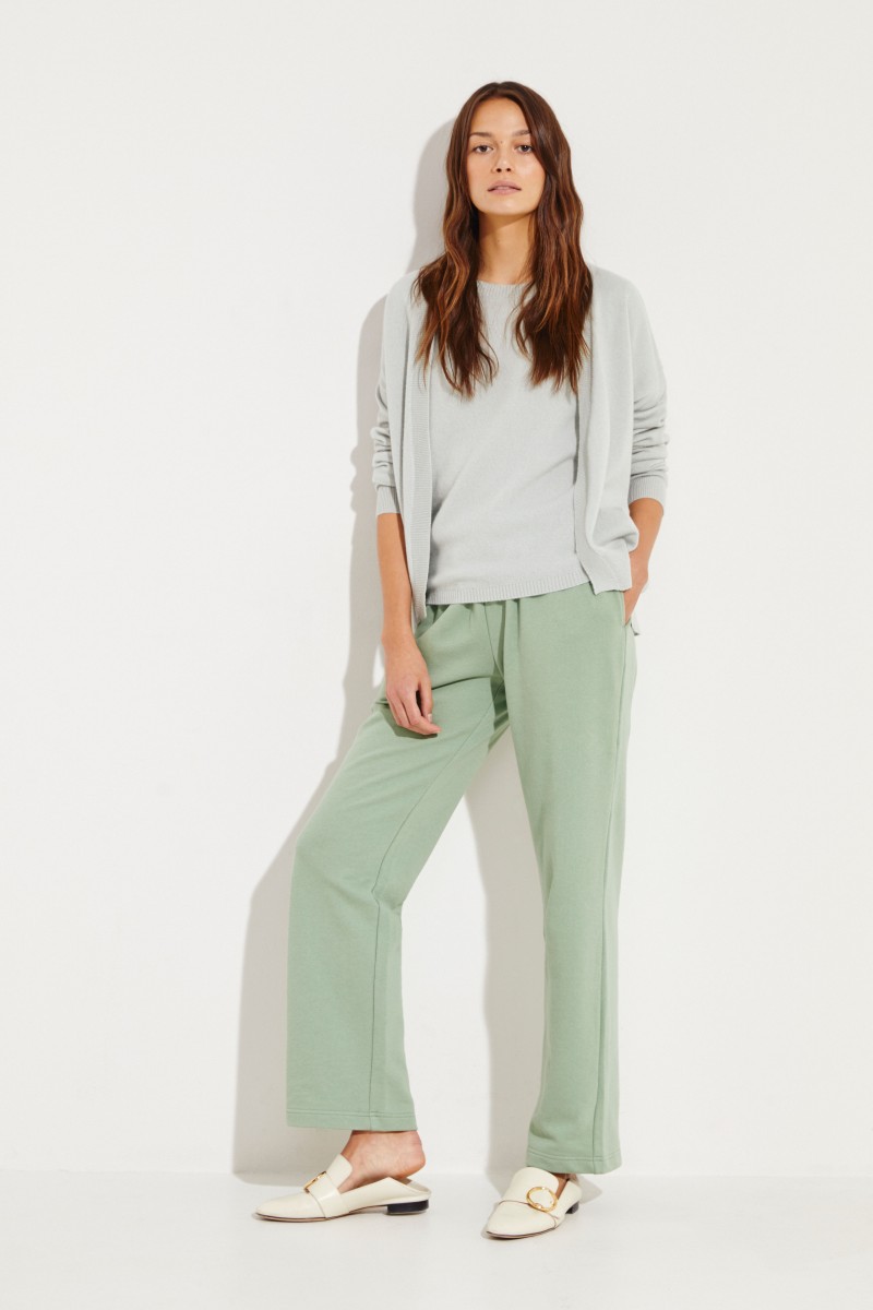 Cashmere-Cardigan Salbei
