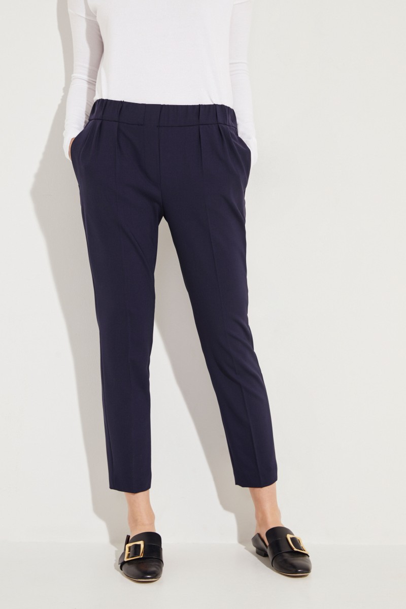 Woll-Hose Blau