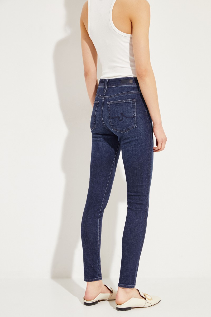 AG Jeans Skinny Jeans 'The Farrah' Dunkelblau