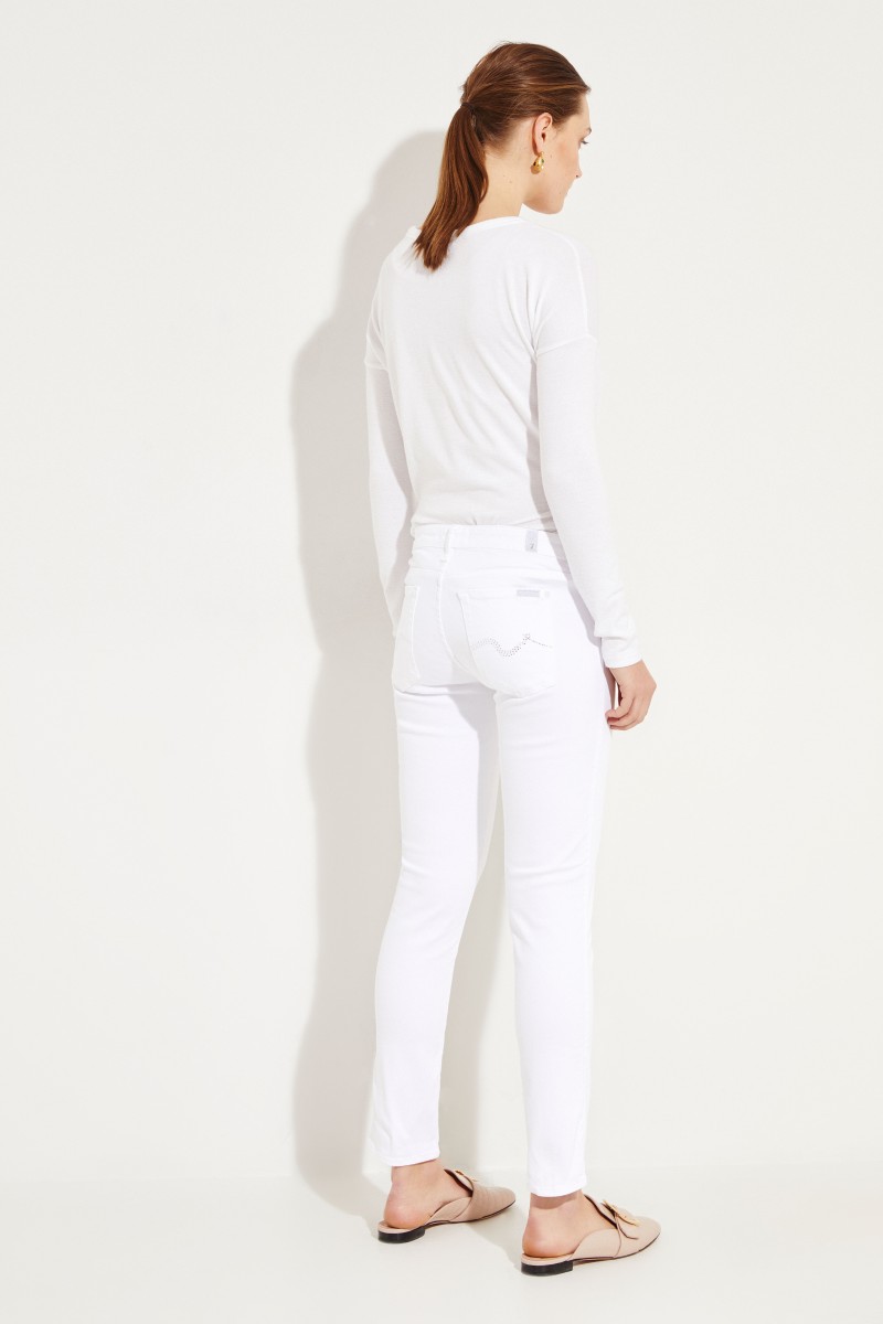 Jeans 'Pyper Cropped' Weiß