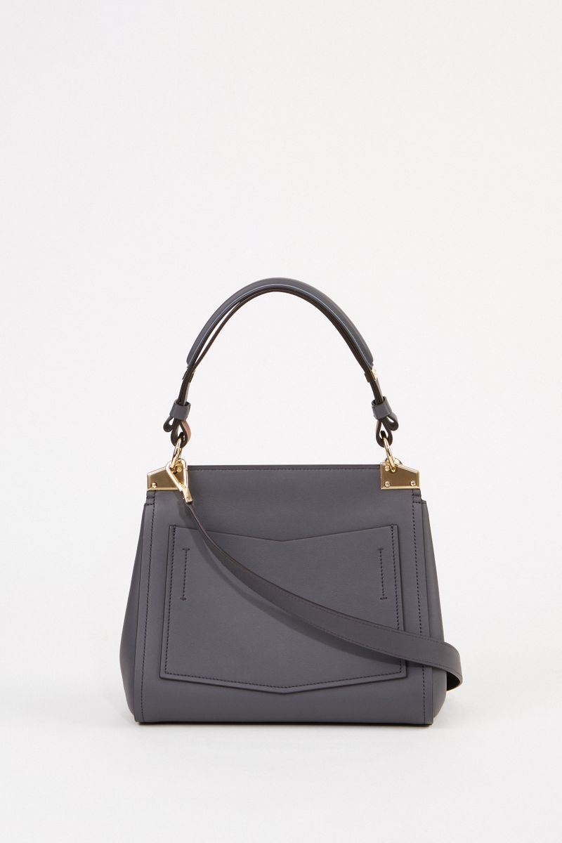 Tasche 'Mystic Small' mit Double G Logo Grau