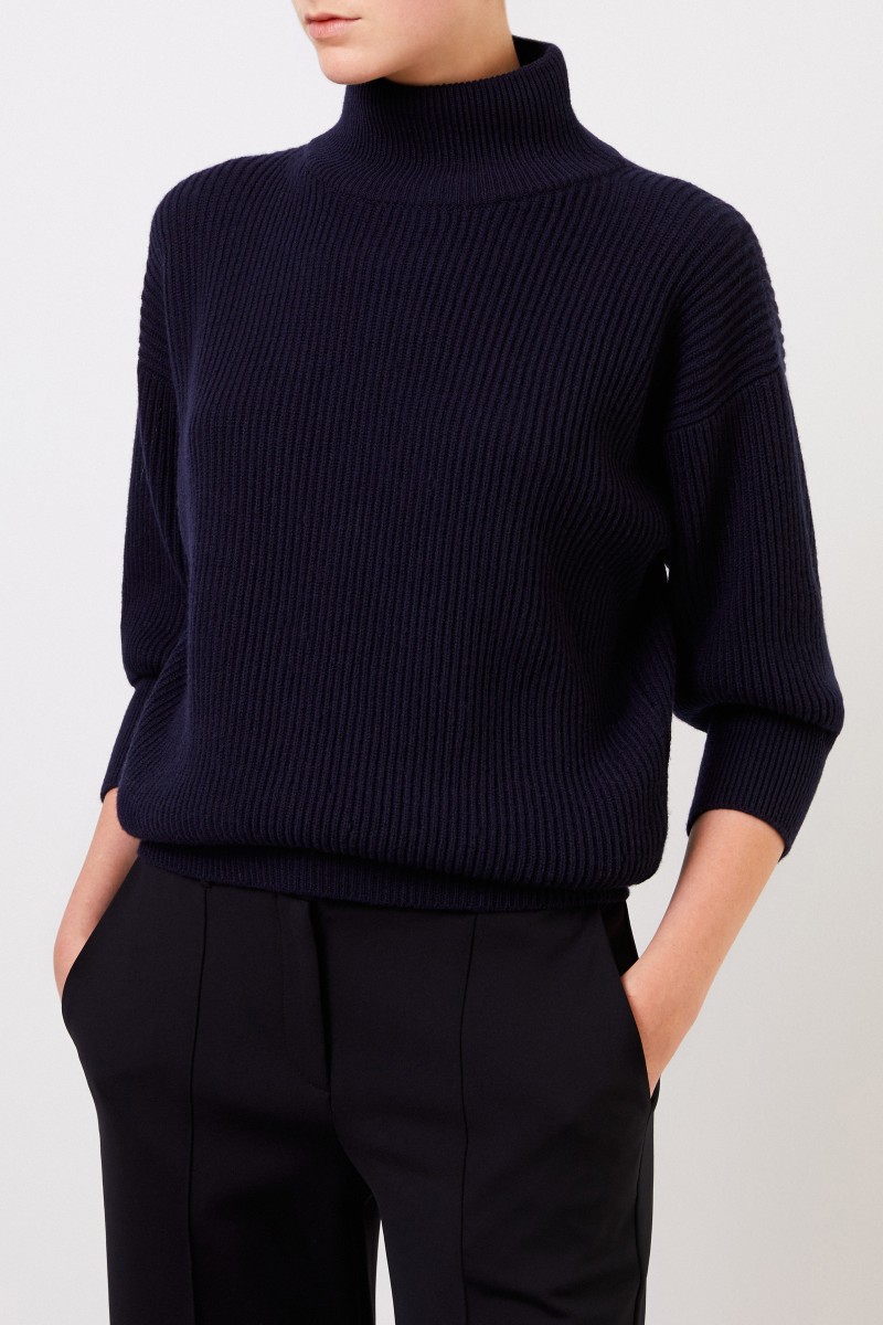 Agnona Cashmere-Pullover Marineblau