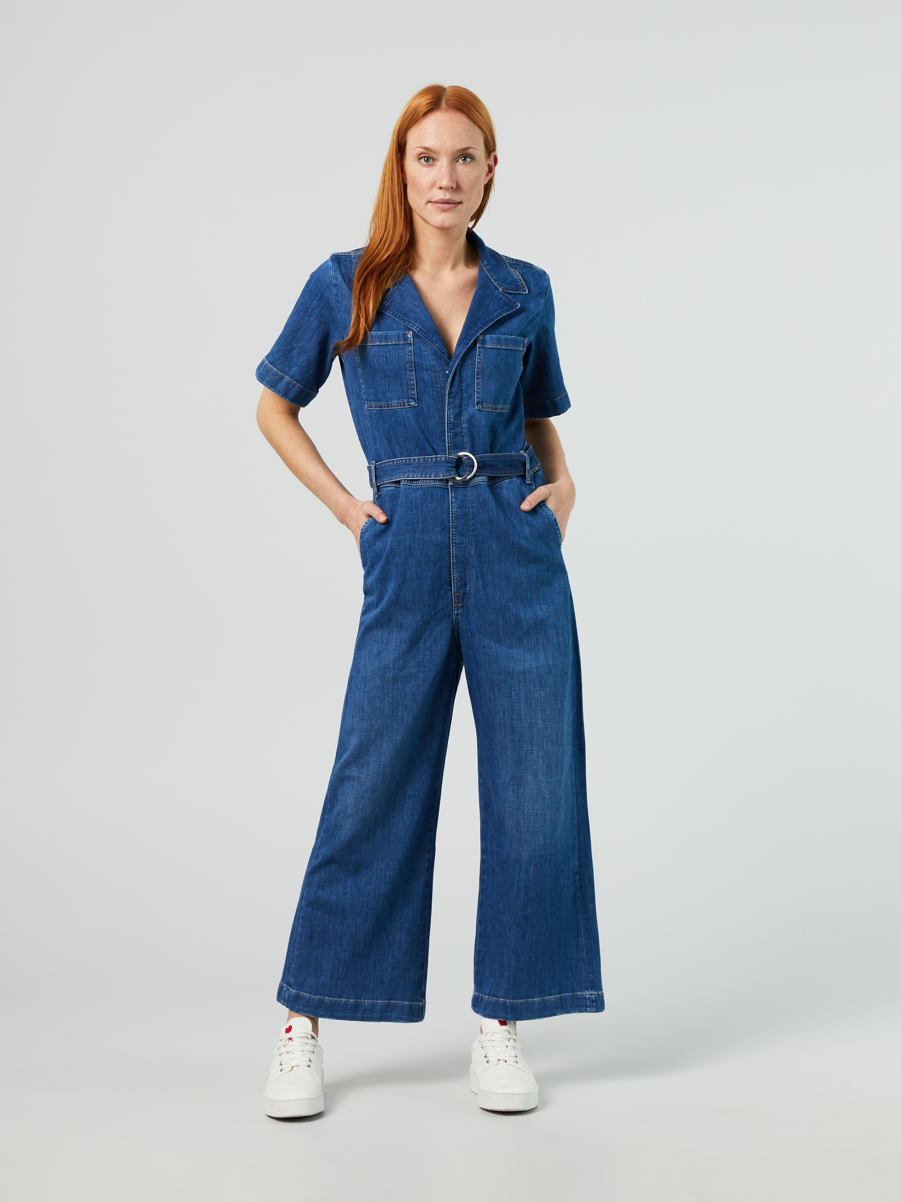 7 For All Mankind Jumpsuit 'Irene' Blue 
