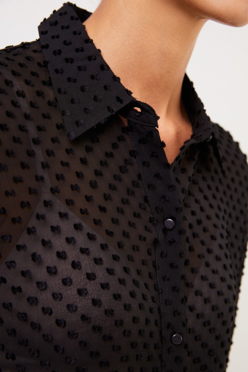 Equipment Seidenbluse 'Sedienne' Schwarz