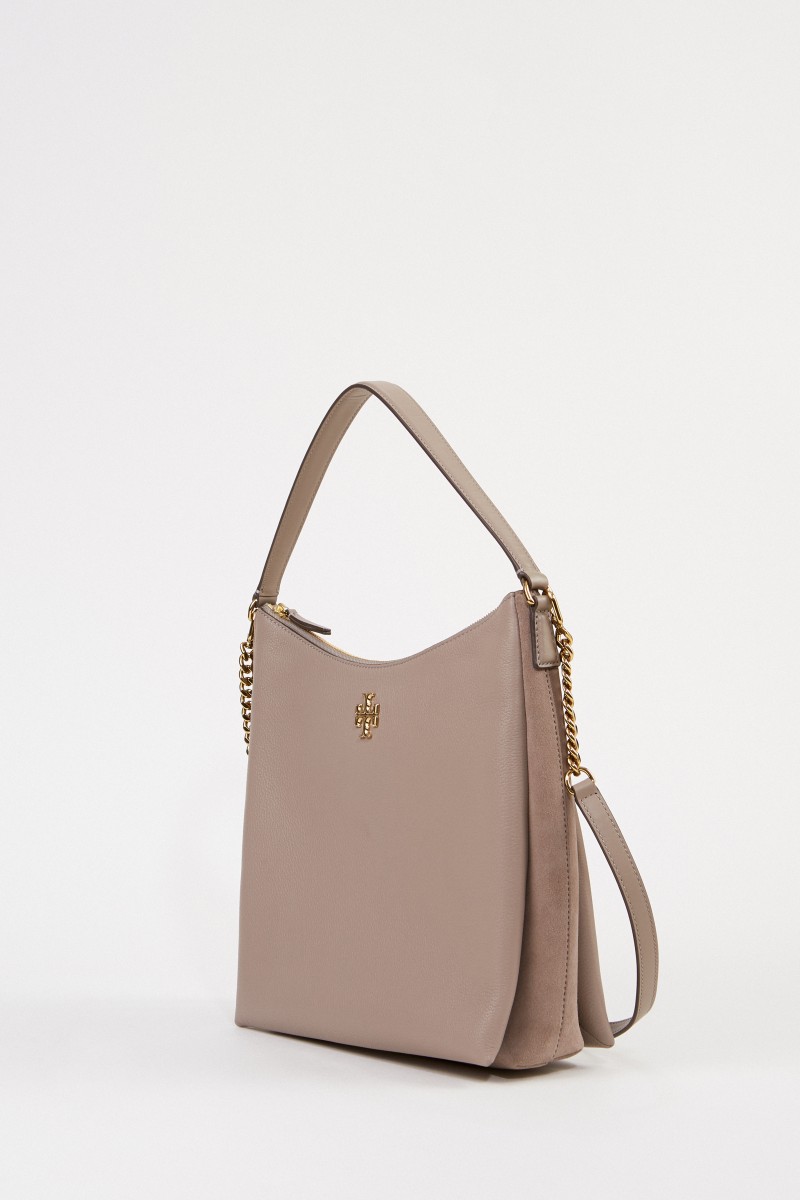 Tory Burch Bag 'Kira' with chain details Taupe