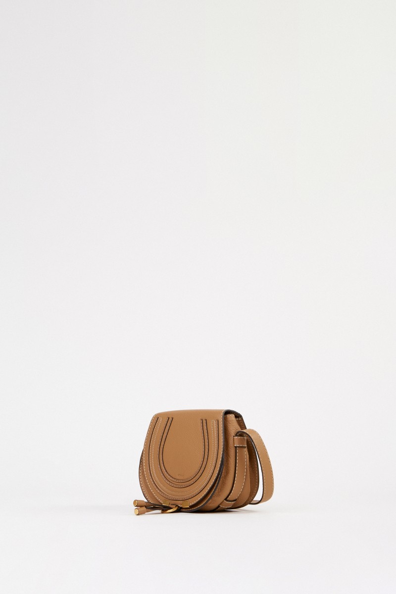 Chloé Umhängetasche 'Marcie Saddle Small' Nut