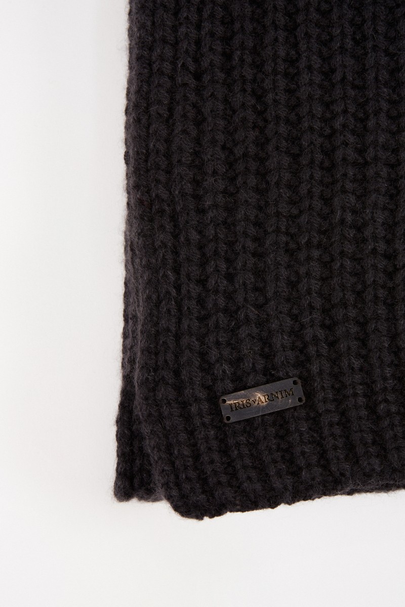 Iris von Arnim Cashmere-Schal 'Harva' Schwarz