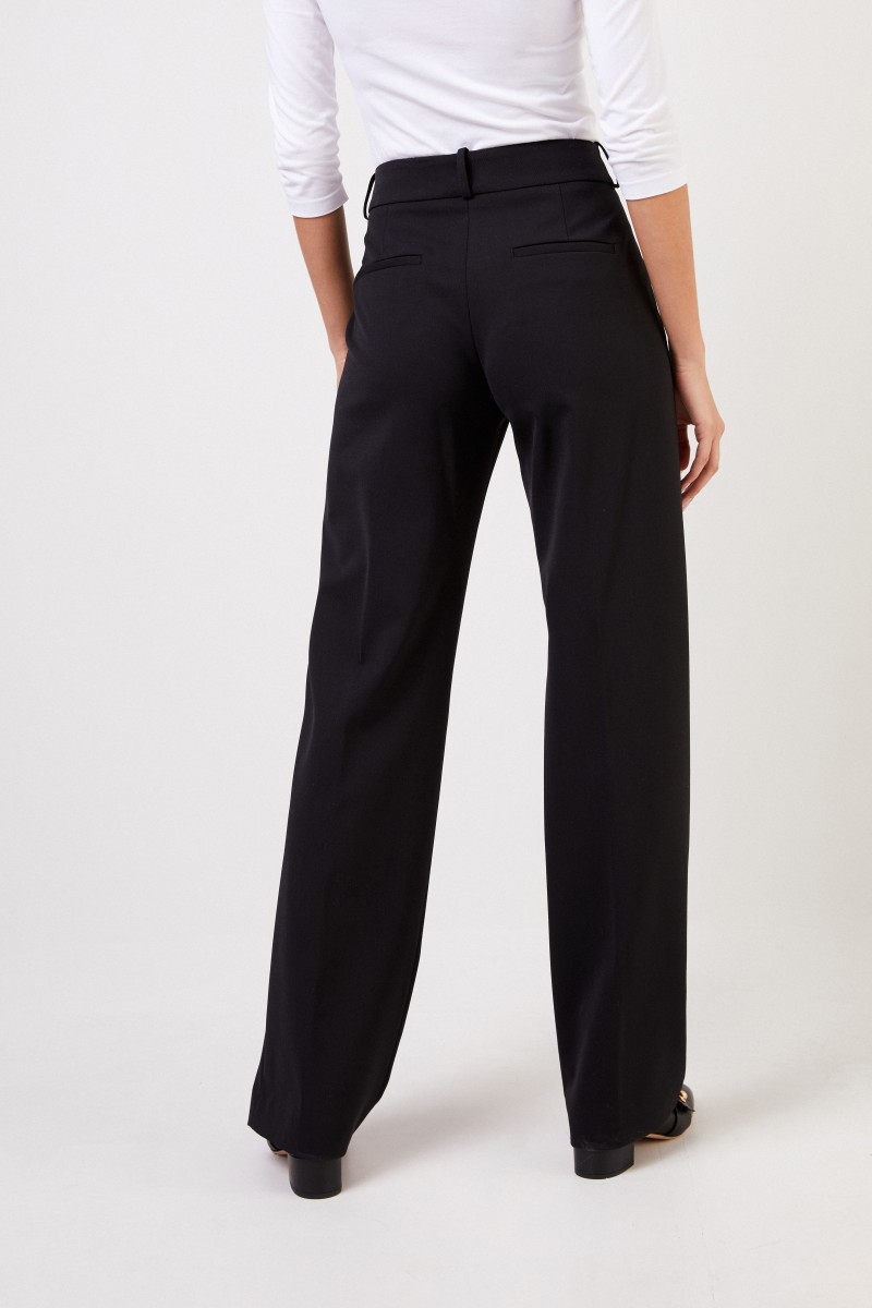 Cappellini Klassische Hose Schwarz