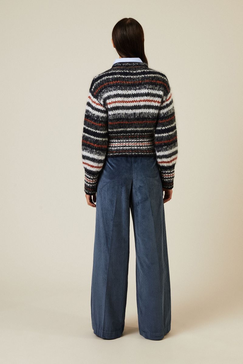 Mohair-Pullover Multi