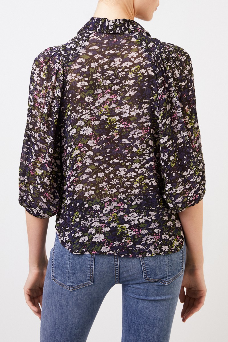 Ganni Bluse 'Printed Georgette' Multi