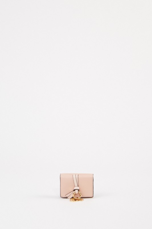Chloé Mini-Portemonnaie 'Alphabet Coins' Blush Nude