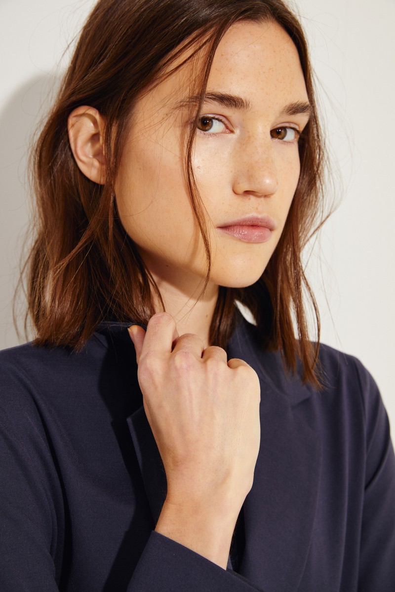Klassischer Blazer Marineblau