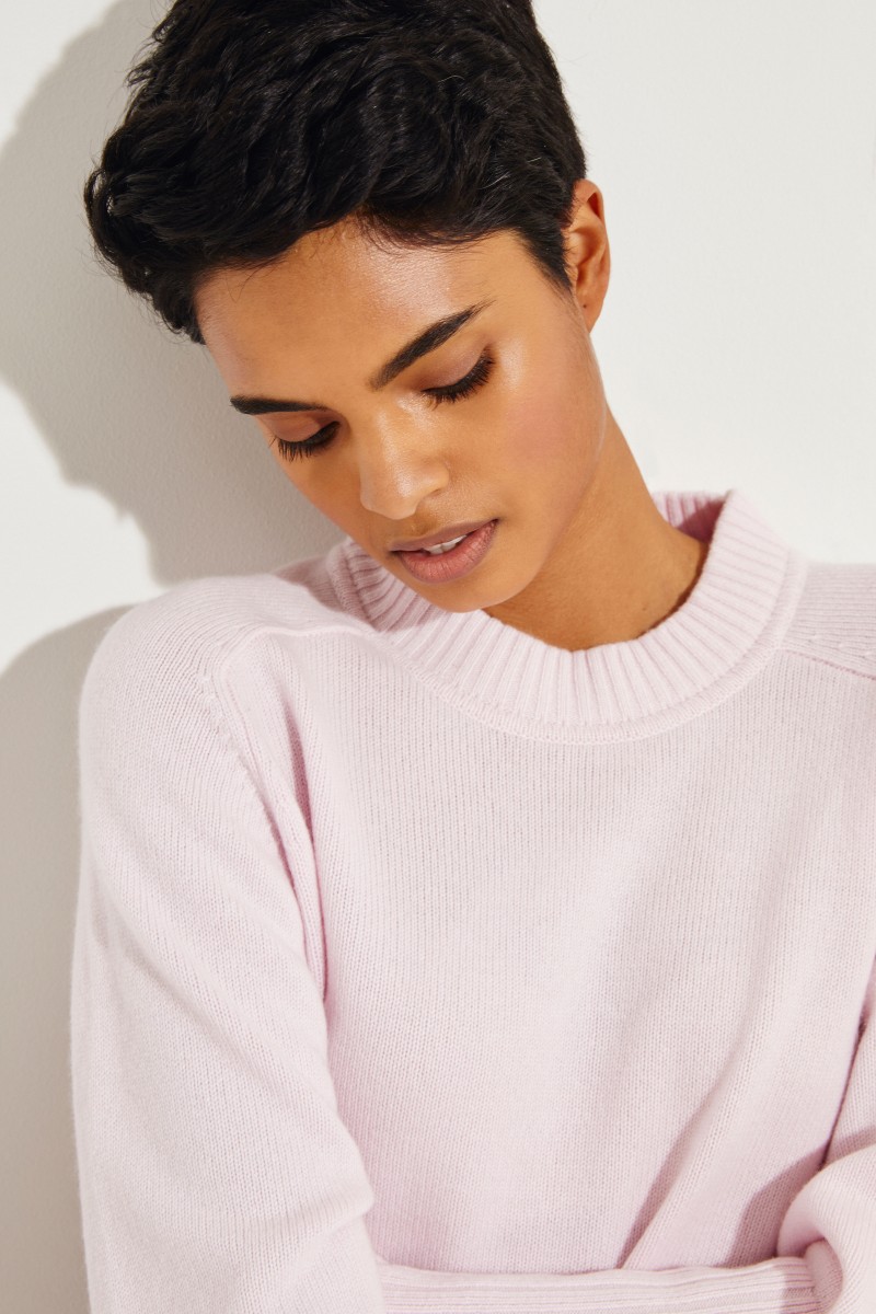 Cashmere-Pullover Rosé