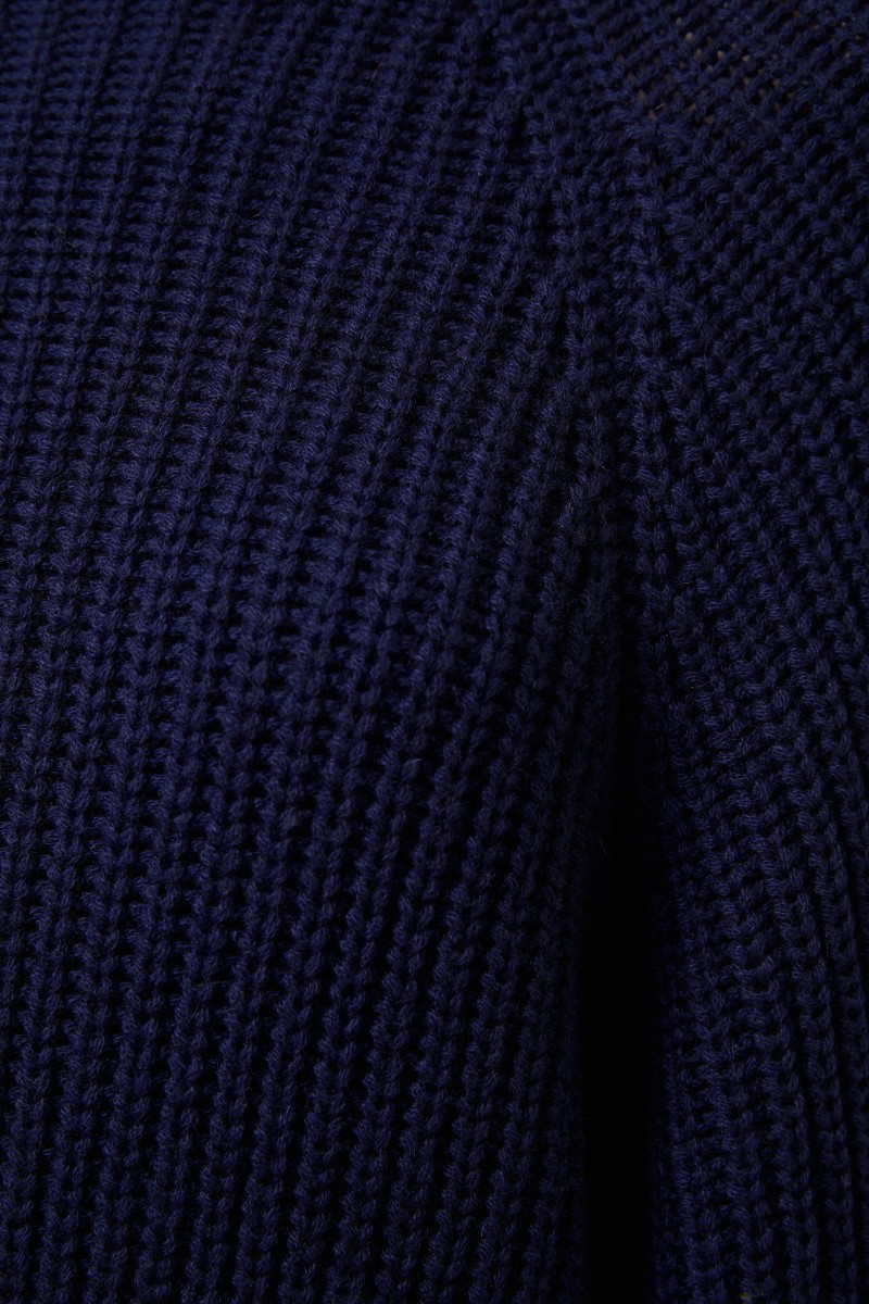Iris von Arnim Langer Cashmere-Pullover 'Famke' Blau