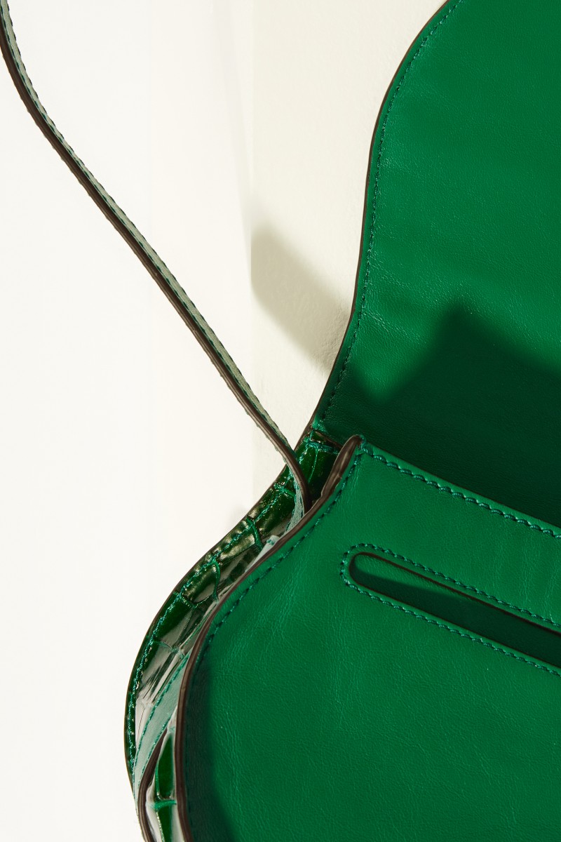 Umhängetasche 'Marcie Saddle Small' Woodsy Green