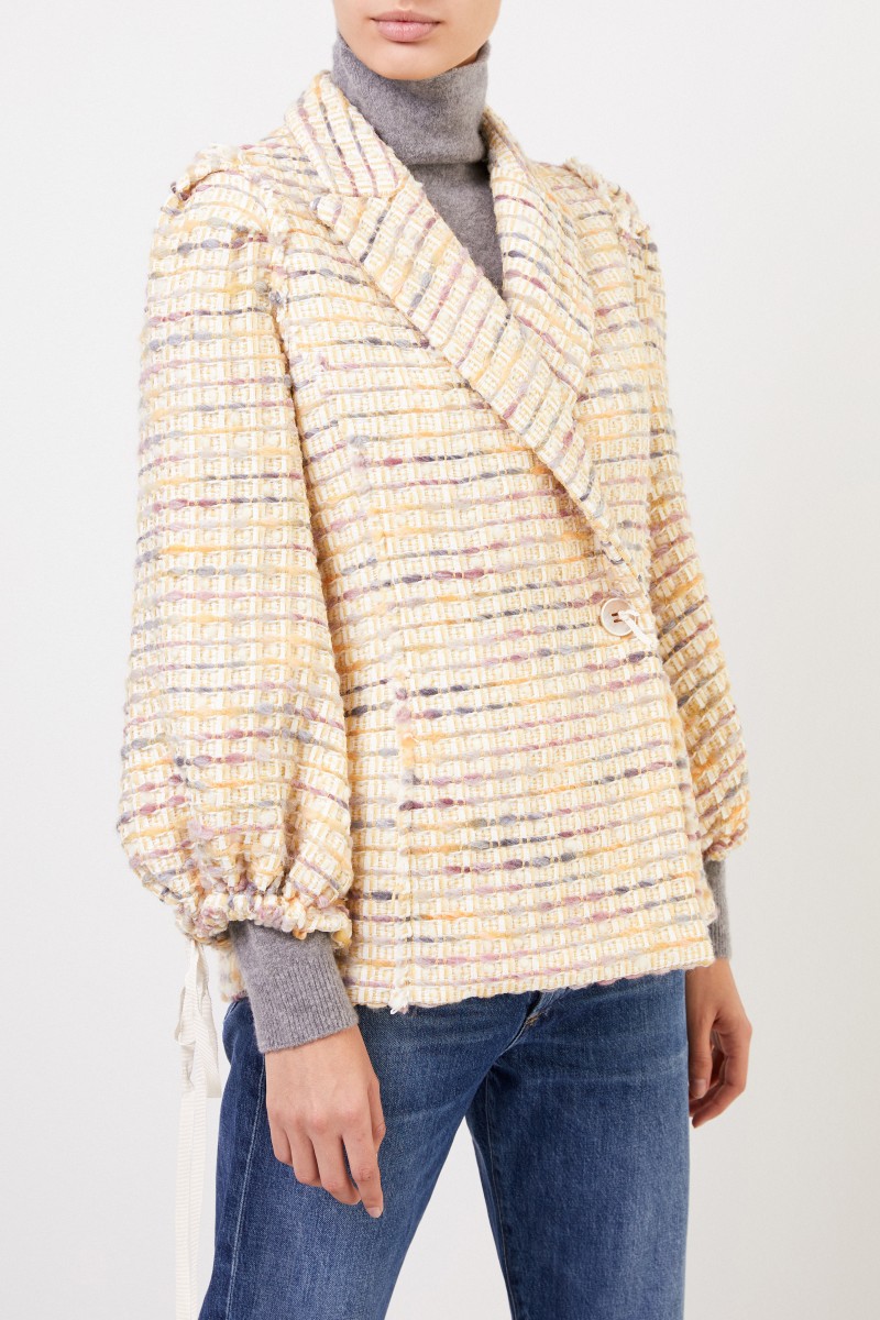 Brock Collection Kurze Jacke mit Bindeelementen Multi