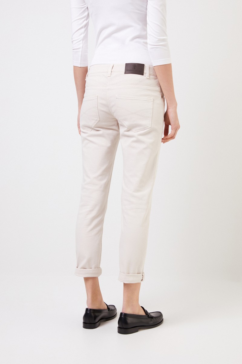 Brunello Cucinelli Klassische Jeans Beige