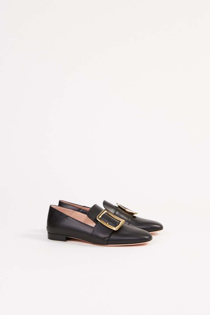 Bally Lederloafer 'Janelle' Schwarz
