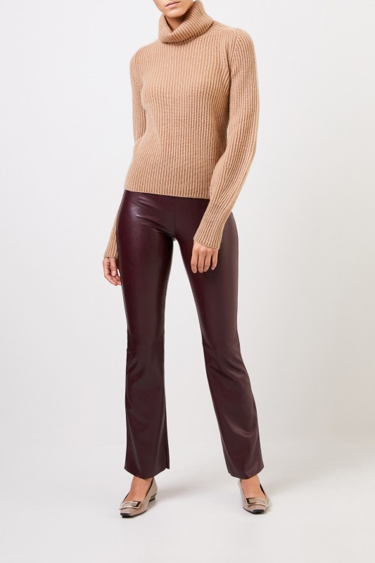 Iris von Arnim Cashmere-Pullover 'Seille' mit Rollkragen Camel