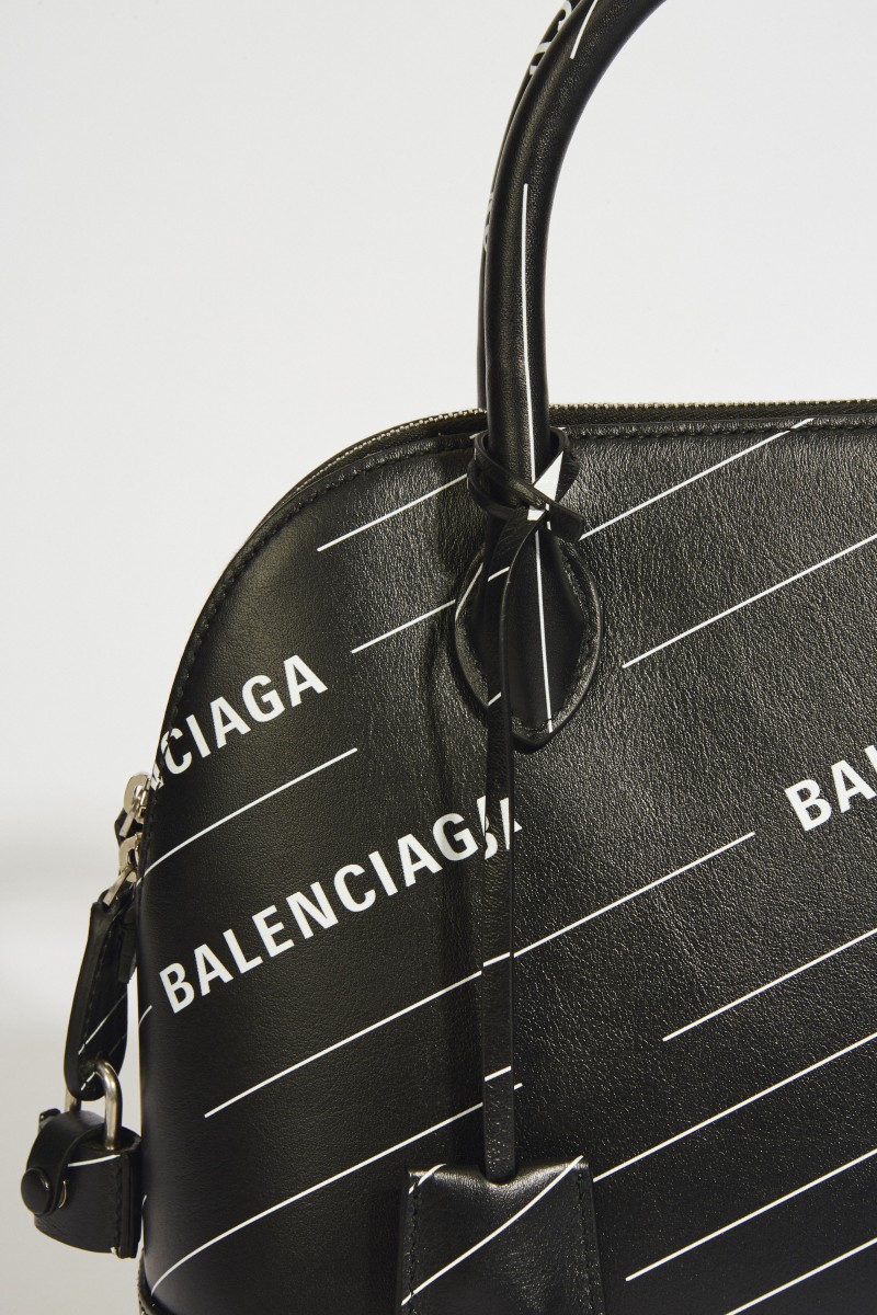 Tasche 'Ville S' mit Logo Schwraz/Weiß