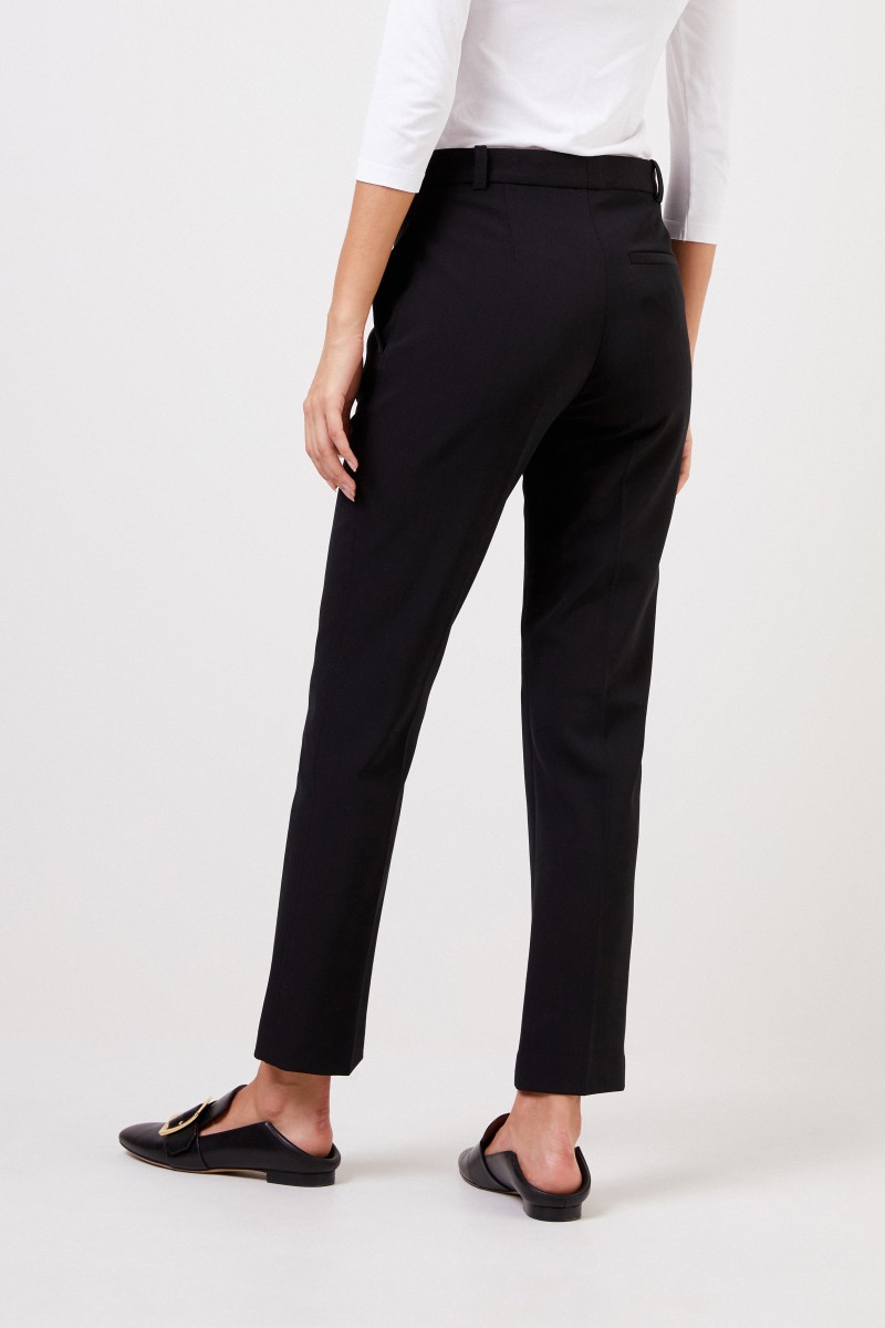 Joseph Classic pleated trousers black