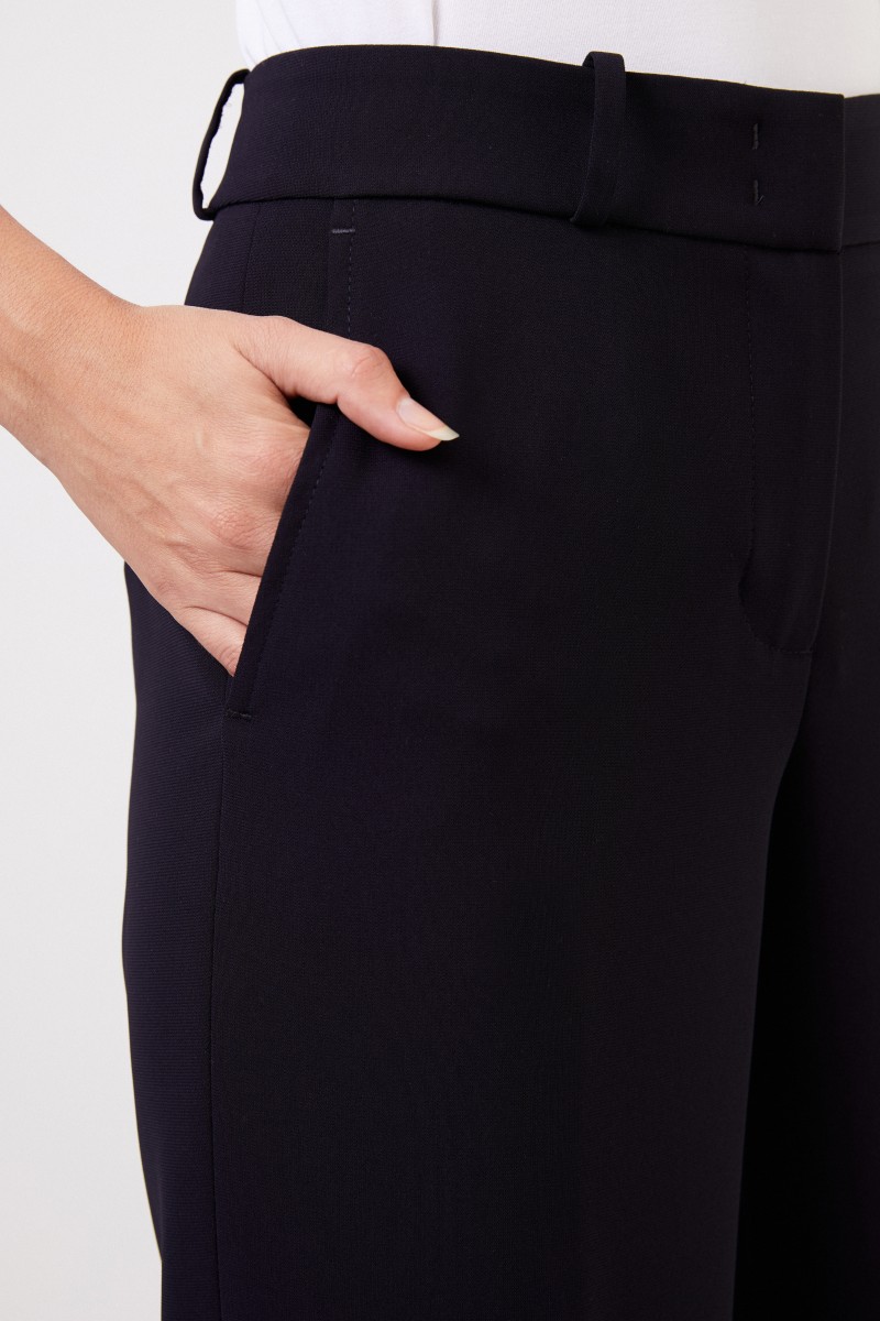 Klassische Hose Marineblau