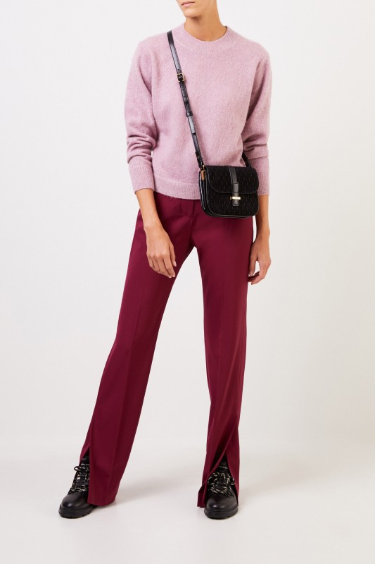 Vince Klassischer Pullover in Rosé Meliert