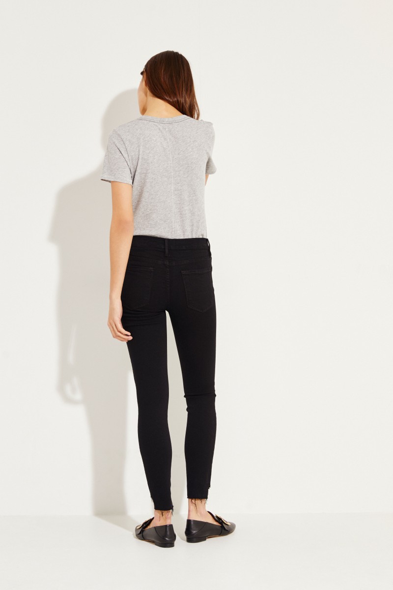 High Rise Skinny Jeans 'Jeanne' Schwarz