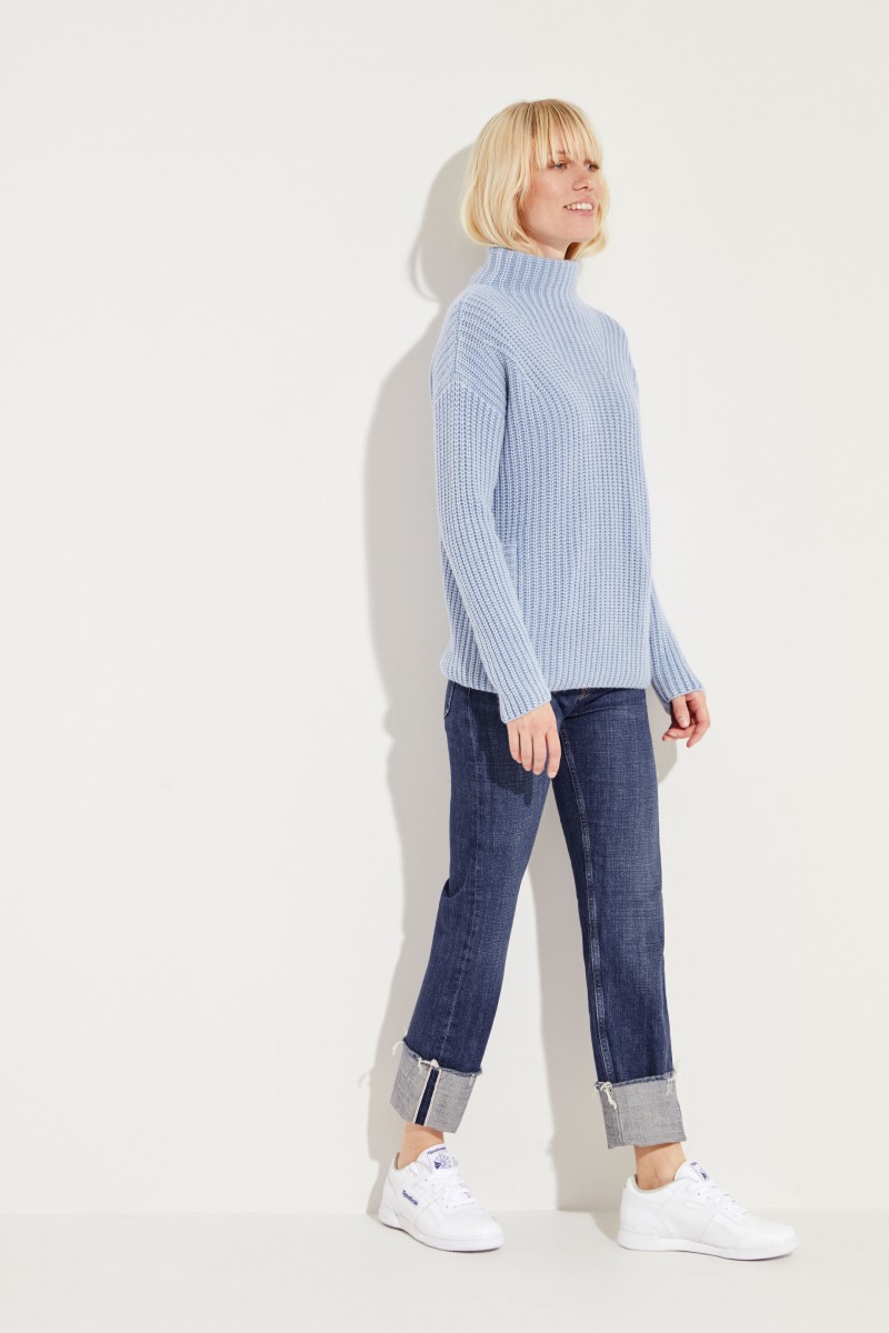 Cashmere-Pullover 'Megan' Blau