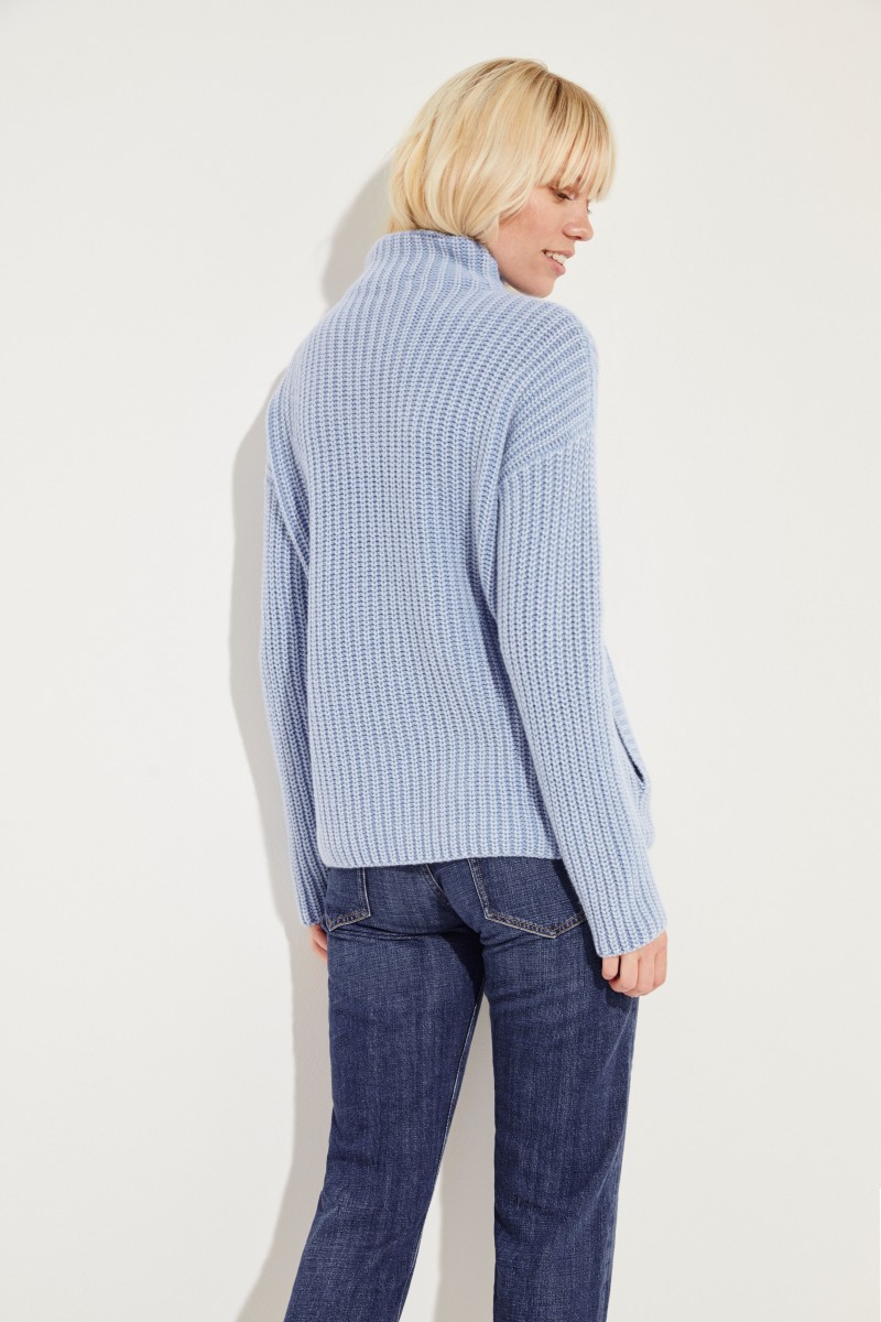 Cashmere-Pullover 'Megan' Blau