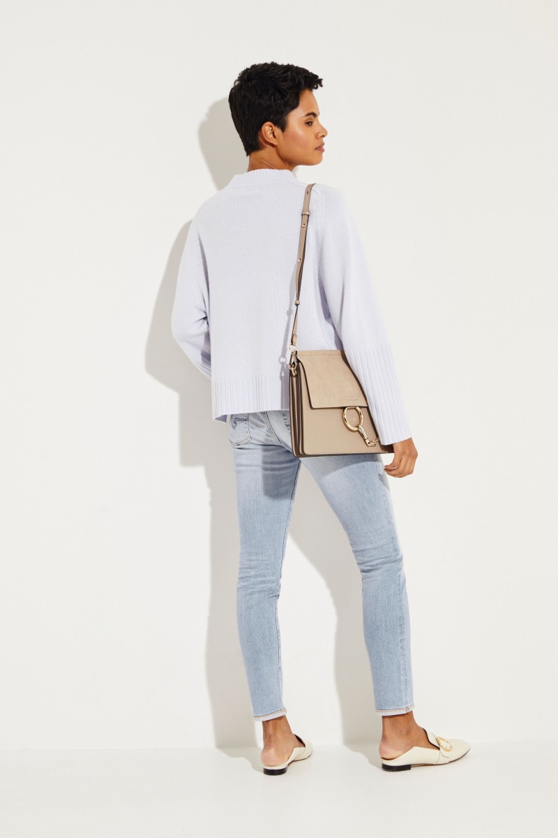 Cashmere-Pullover Blau