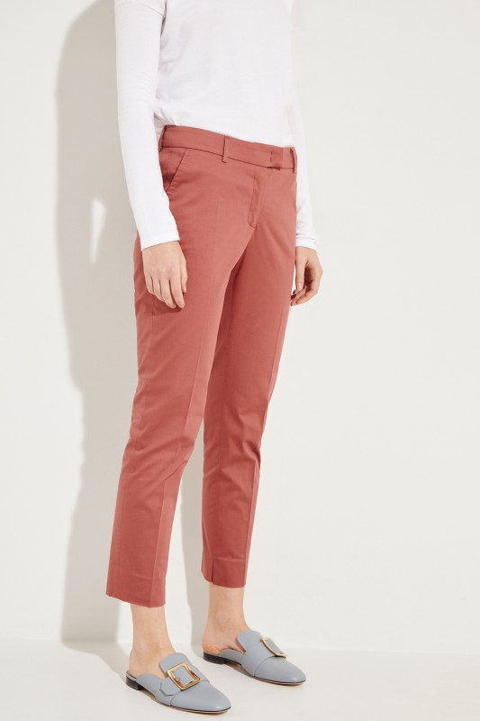 Baumwoll-Hose Rostrot