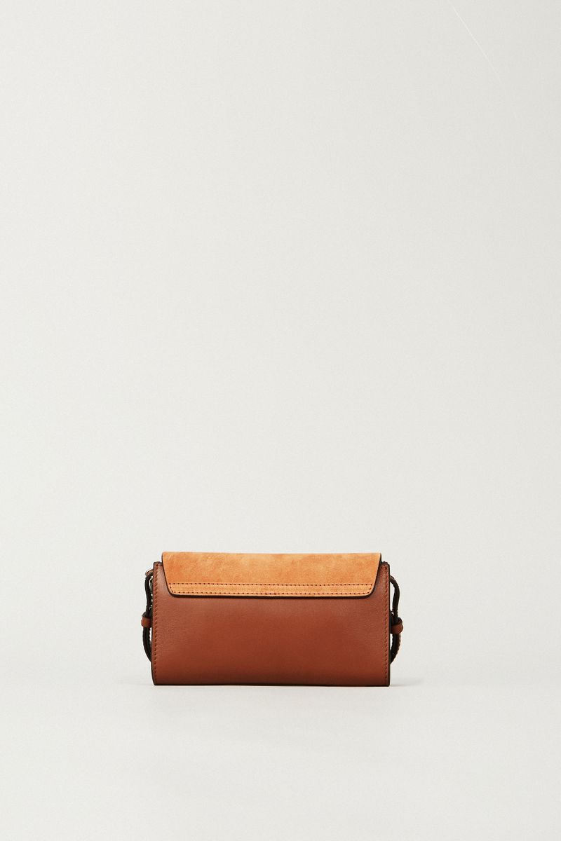 Schultertasche 'Mini Faye on Strap' Tabacco