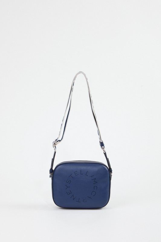 Stella McCartney Umhängetasche 'Mini Camera Bag' Marineblau