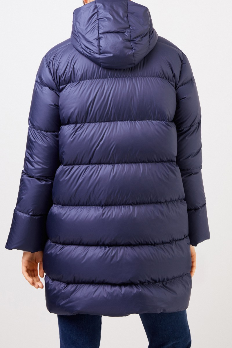 Fay Daunenmantel mit Kapuze Blau