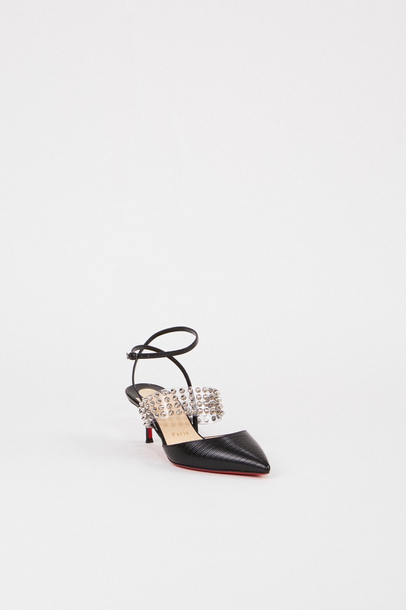 Pumps mit Reptilienmuster 'Levita 55' Schwarz