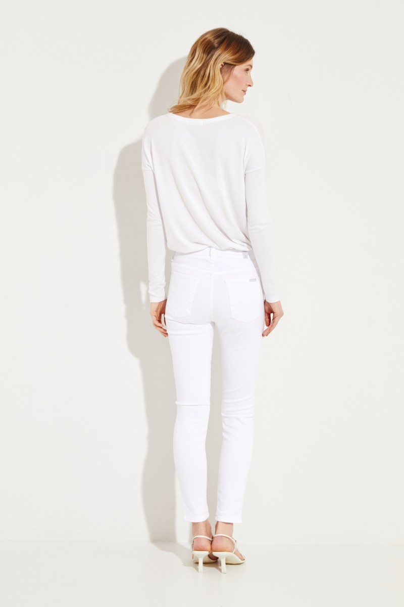 Jeans 'HW Skinny Crop' Weiß