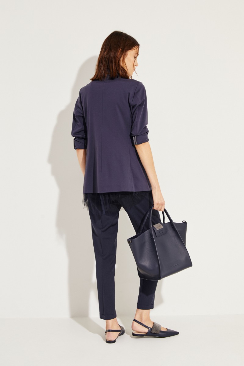 Klassischer Blazer Marineblau