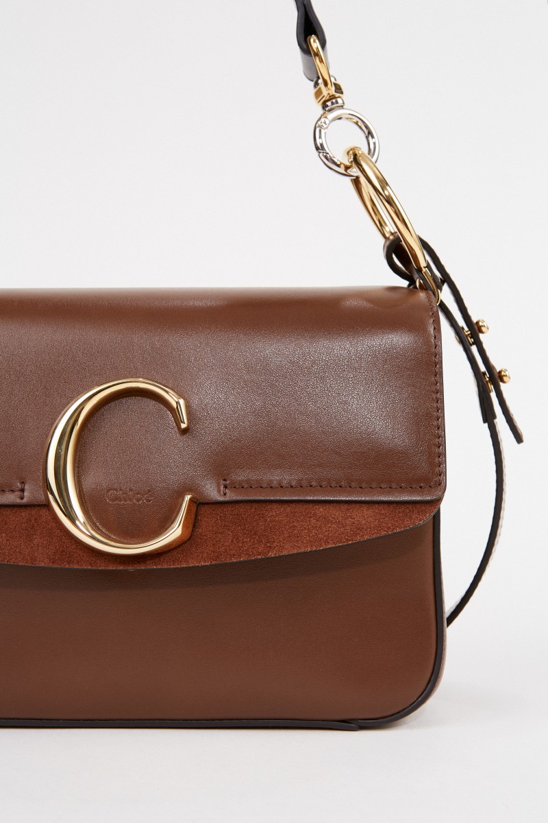 Chloé Tasche 'Chloè C Small' Sharp Brown