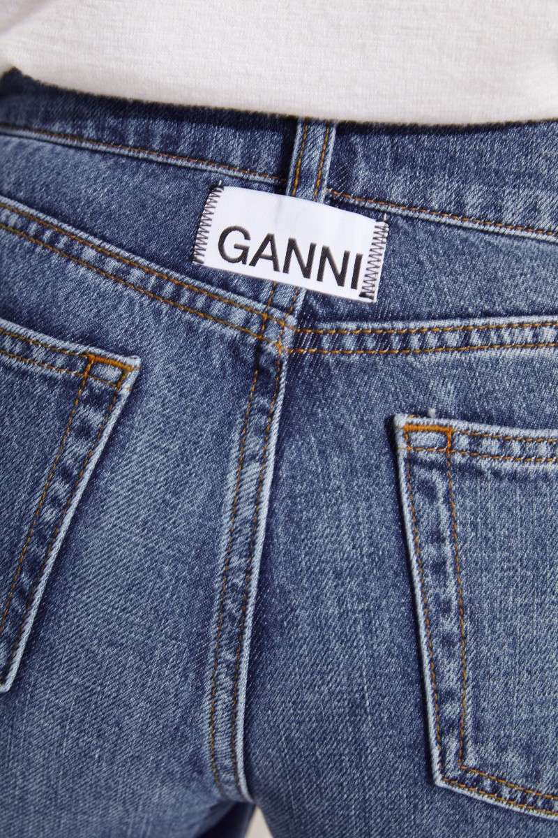 Jeans 'Classic Denim' mit Schlitzen Blau