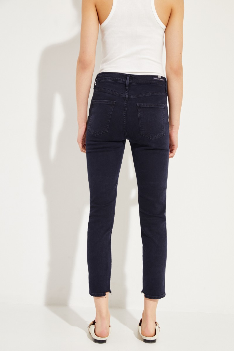 Jeans 'Rocket Crop' Marineblau