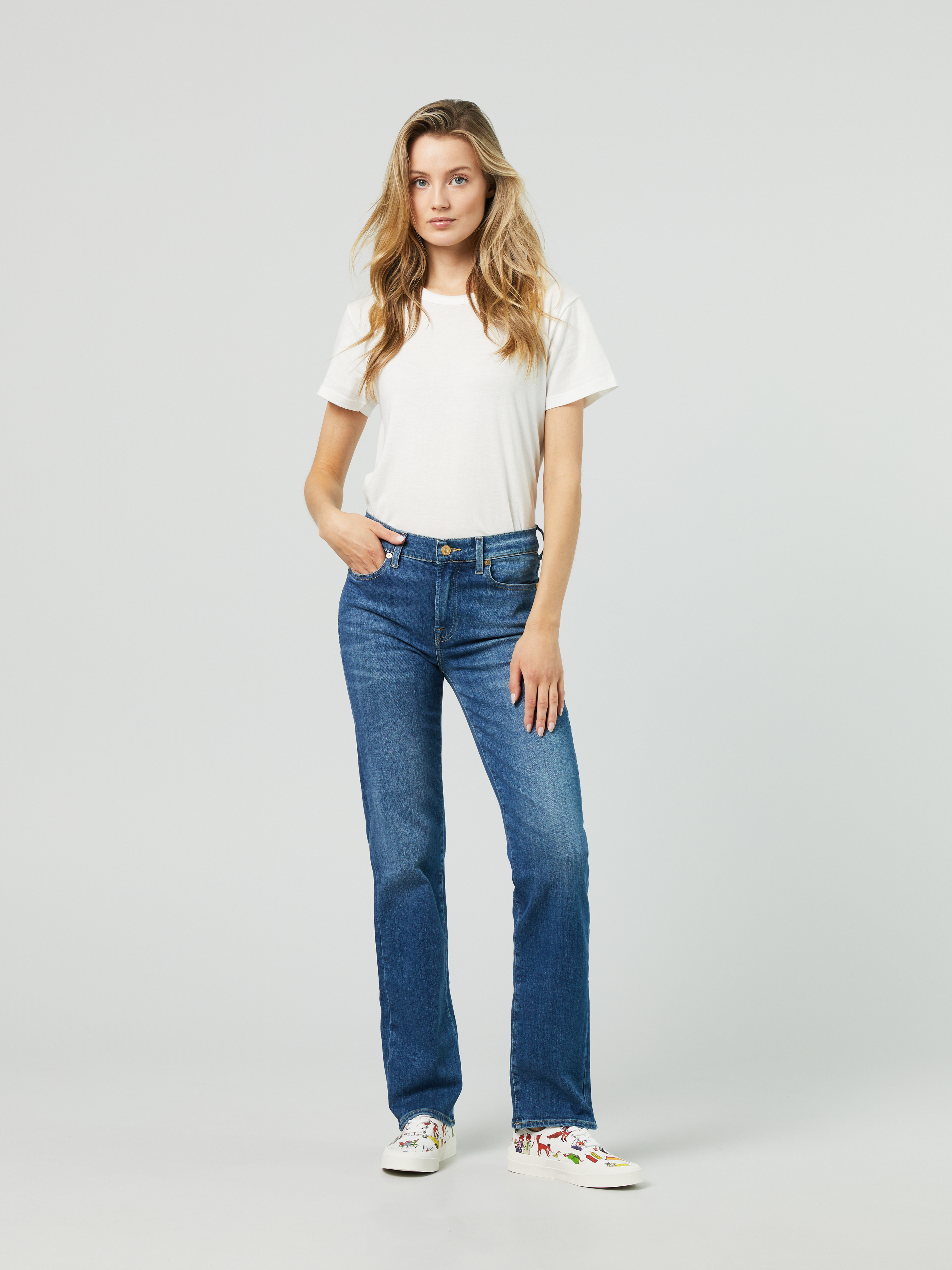 Straight Slim Illusion Promise' Blue 