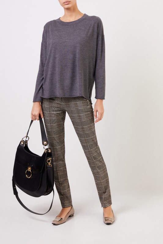 Allude Oversize Wollpullover Anthrazit