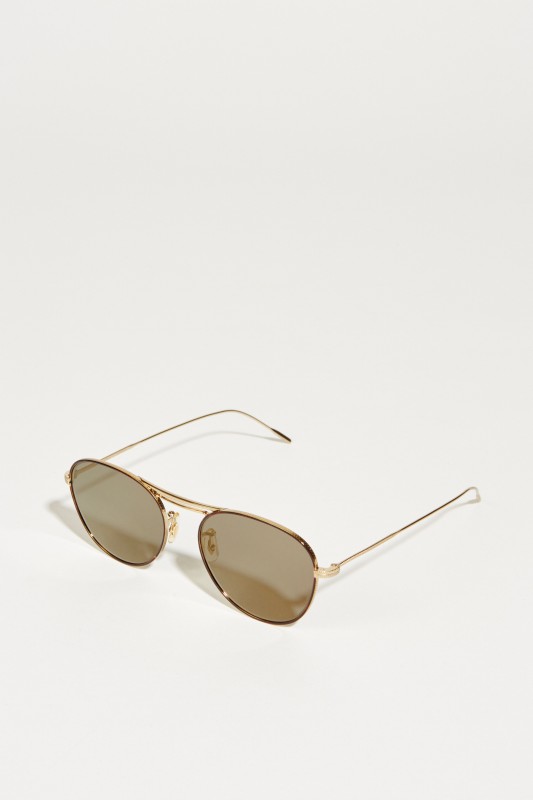 Oliver Peoples Sonnenbrille 'Cade' Gold